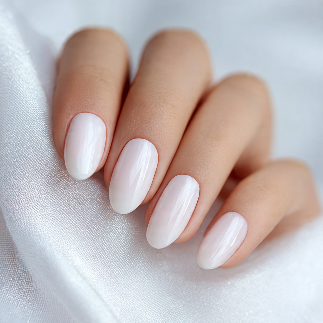 Square Oval Nails: 17 Perfect Shape for Chic, Strong Nails 11 White Square Oval Nails