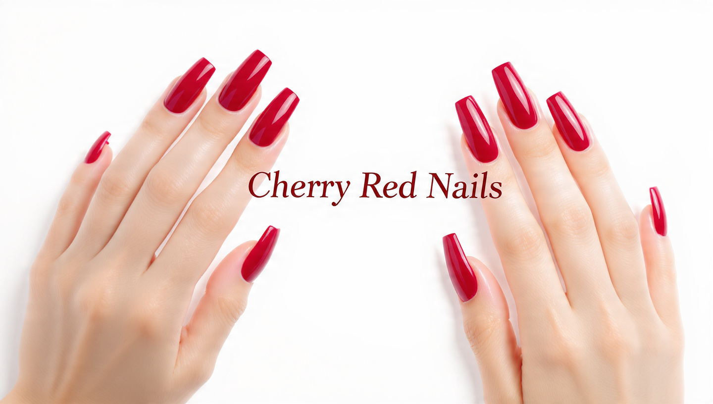 Cherry Red Nails