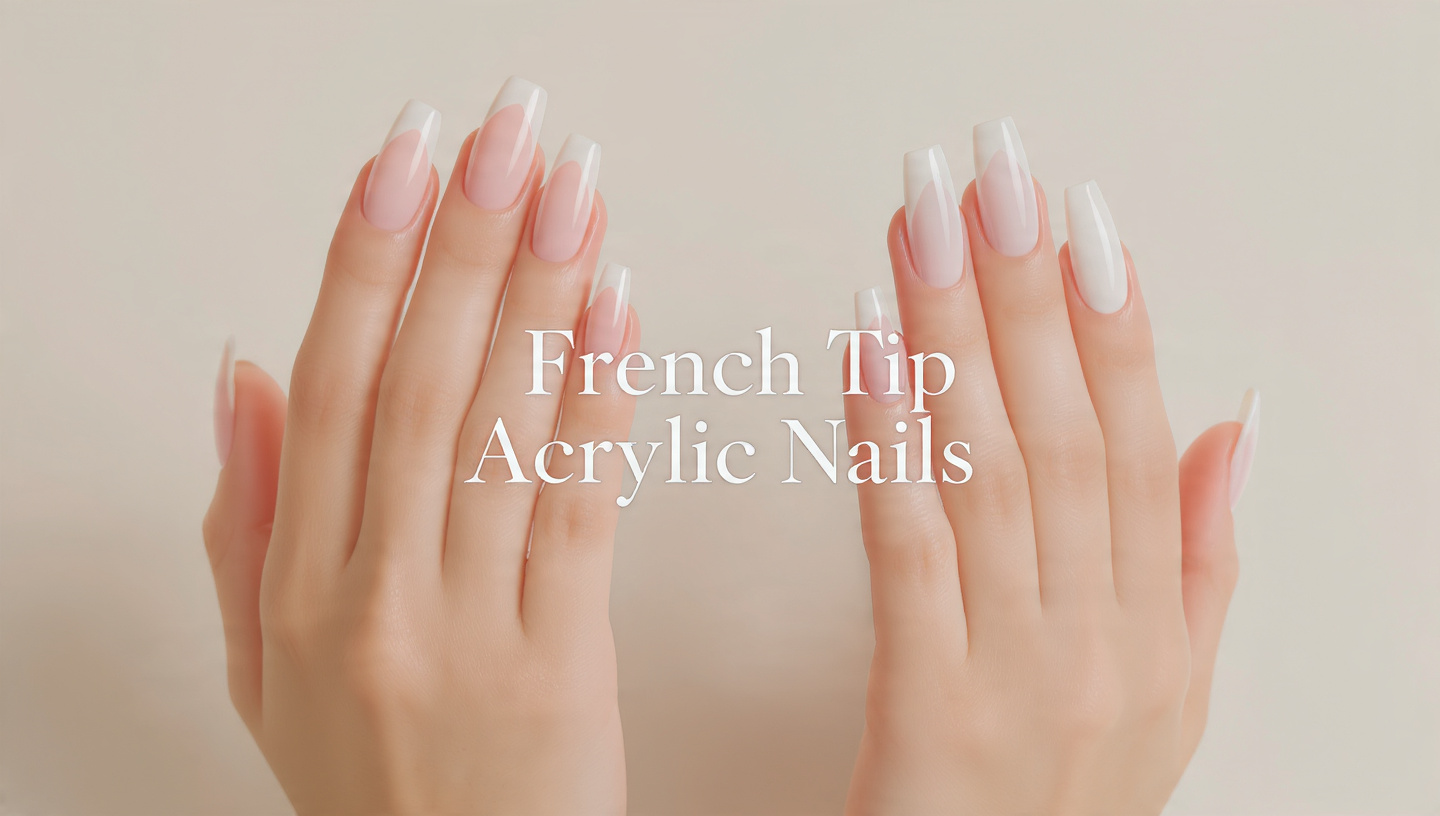 French Tip Acrylic Nails