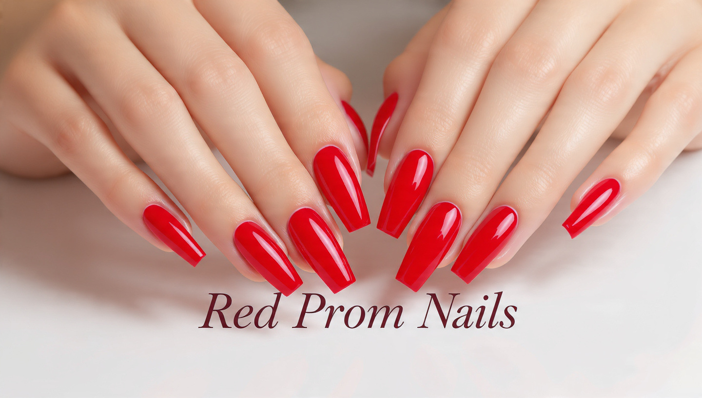 Red Prom Nails