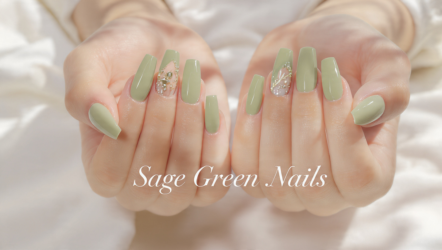 Sage Green Nails
