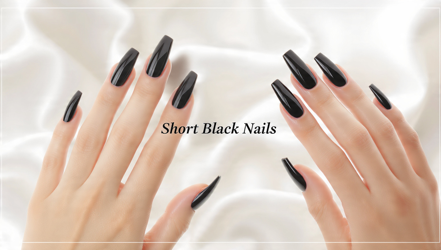 Short Black Nails