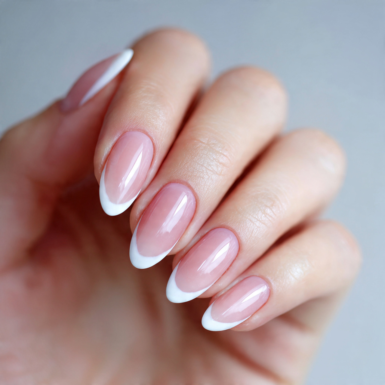 White French Tip Nails: 15 Chic Styles You Need Now 6 Almond White French Tip Nails
