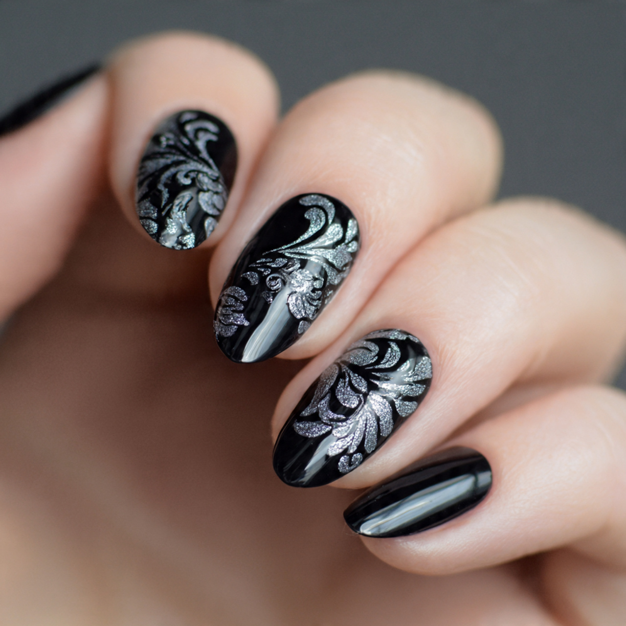Black Nail Art Ideas