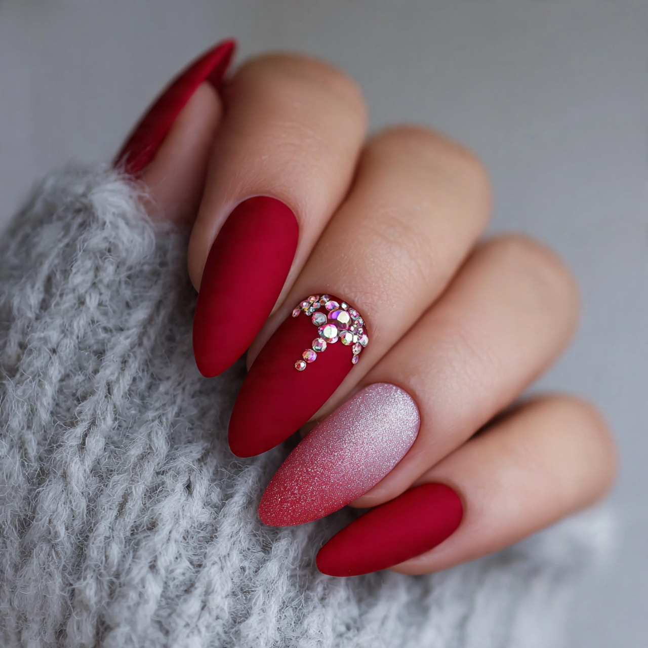 Red Prom Nails: 15 Stunning Ideas for a Glam Night Look 1 Classic Red Prom Nails Ideas