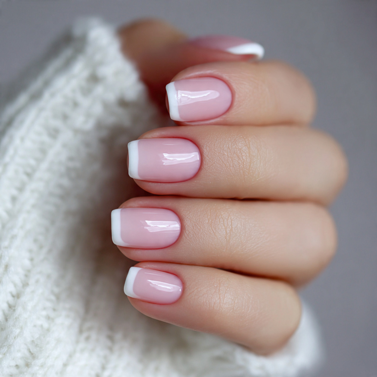 White French Tip Nails: 15 Chic Styles You Need Now 15 Colored Base White French Tip Nails