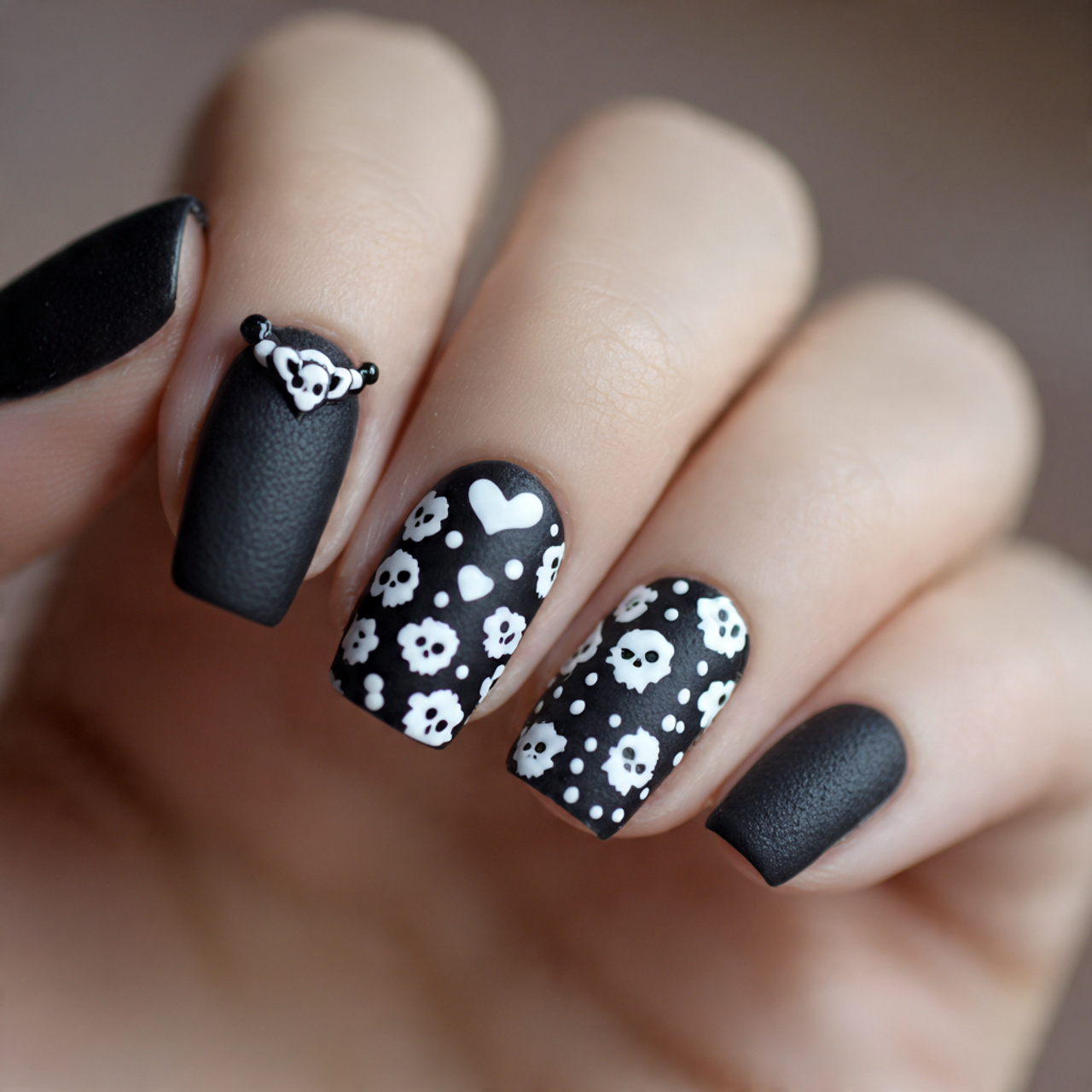 Cute Black Nails Ideas