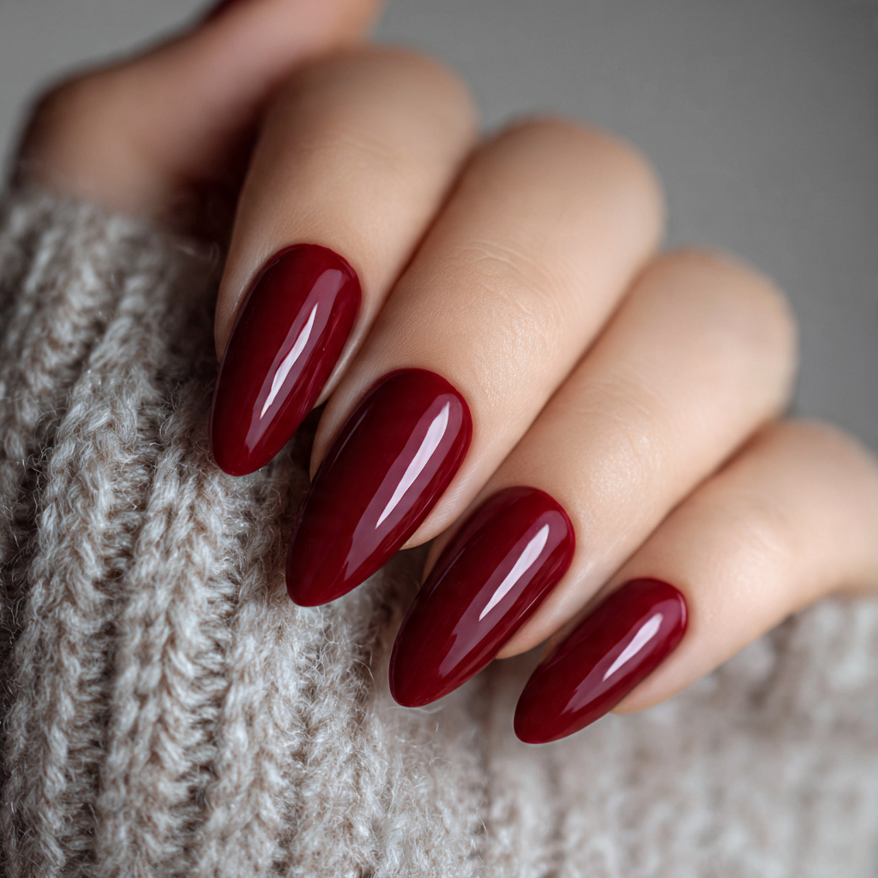 Dark Red Nails Ideas