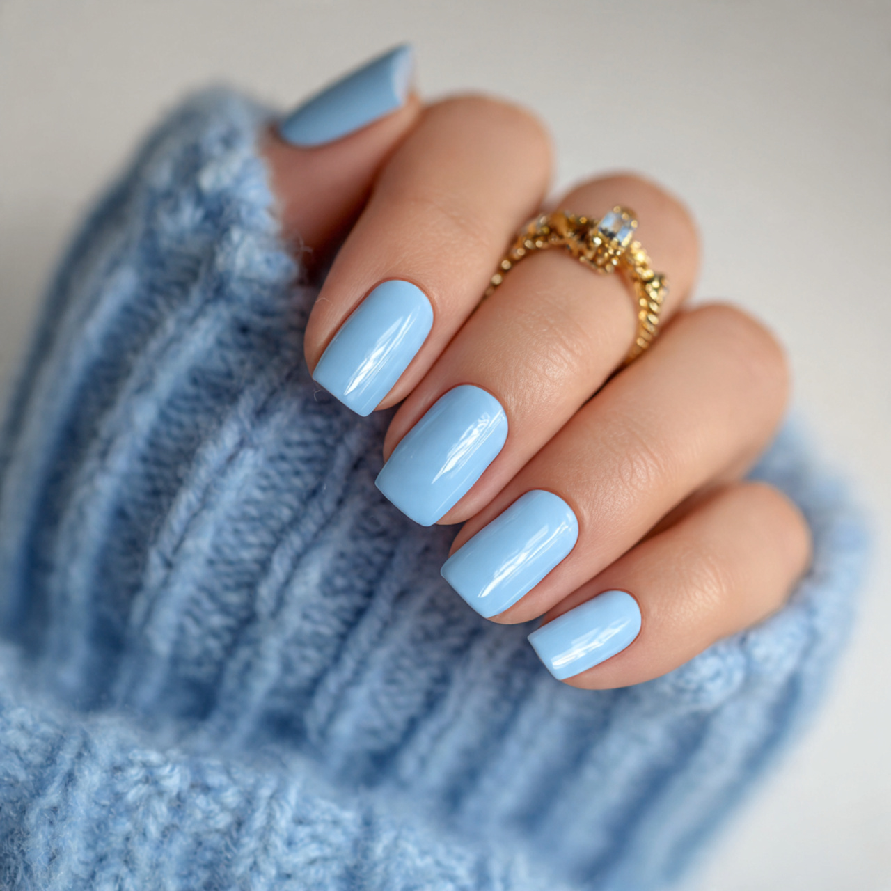 Baby Blue Nails: 18 Chic, Trendy & Perfect for Any Occasion 17 DIY Baby Blue Nails