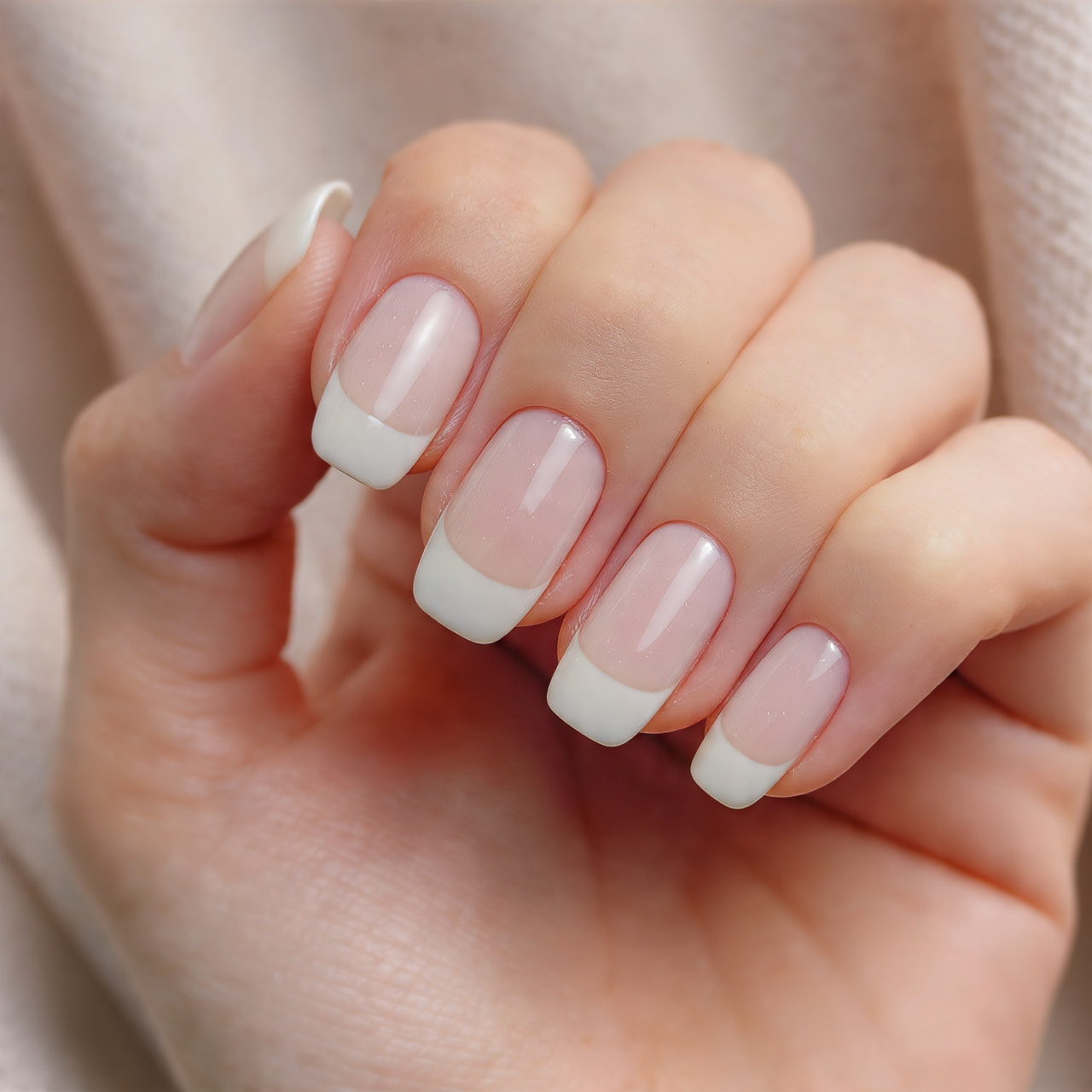 French Tip Acrylic Nails for Everyday Wear