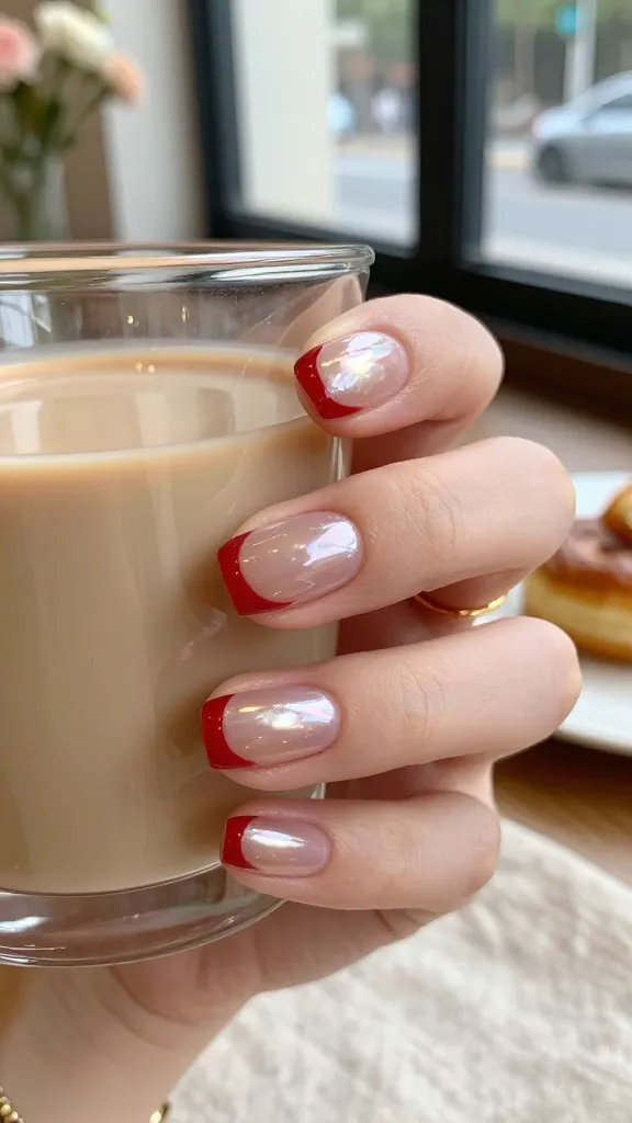 14 Short Red Nails Ideas That Look Luxe Instantly 12 image 10