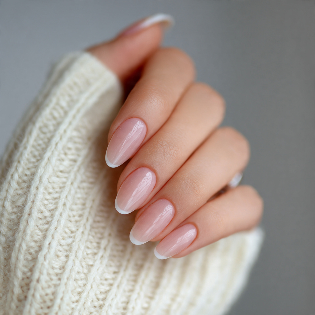 DIY French Tip Acrylic Nails