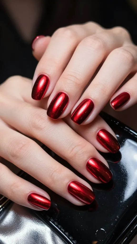 14 Short Red Nails Ideas That Look Luxe Instantly 5 image 3