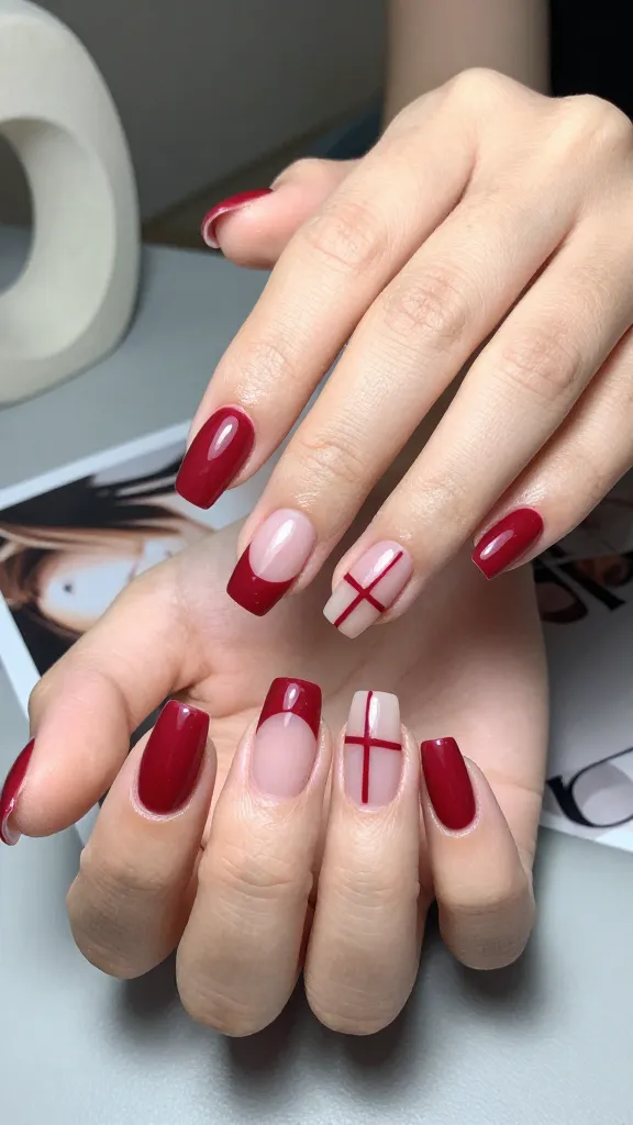 14 Short Red Nails Ideas That Look Luxe Instantly 8 image 6