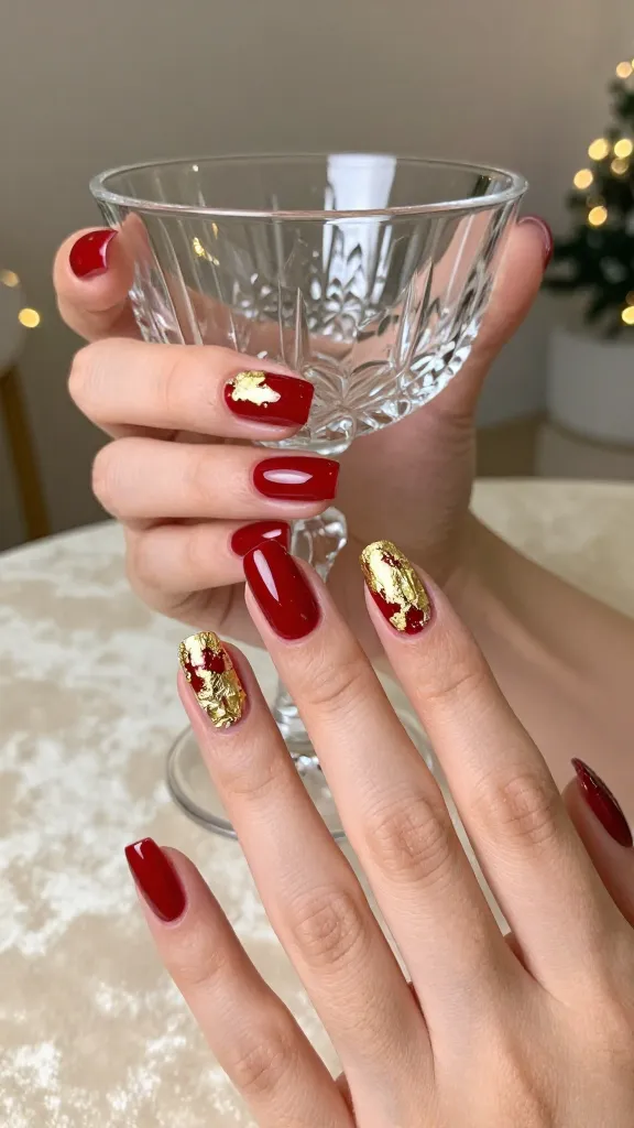 14 Short Red Nails Ideas That Look Luxe Instantly 10 image 8