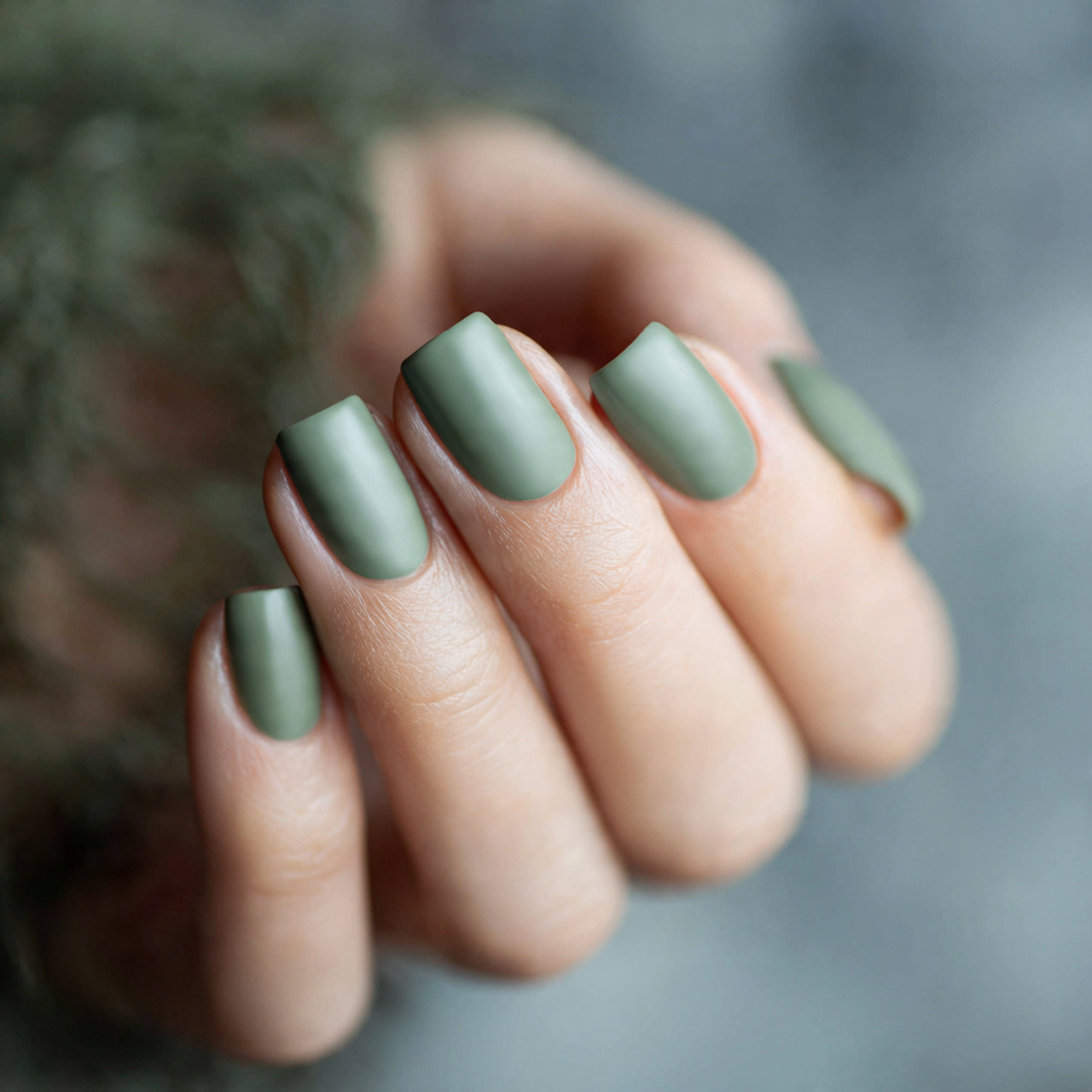 Sage Green Nails: 15 Fresh, Classy & Modern Styles 7 Matte Sage Green Nails