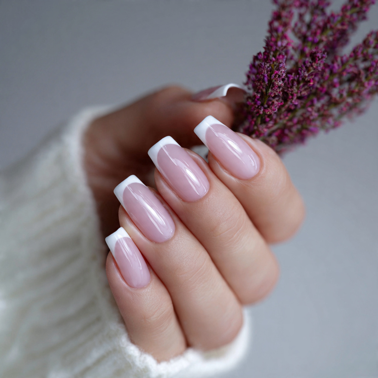 White French Tip Nails: 15 Chic Styles You Need Now 5 Matte White French Tip Nails