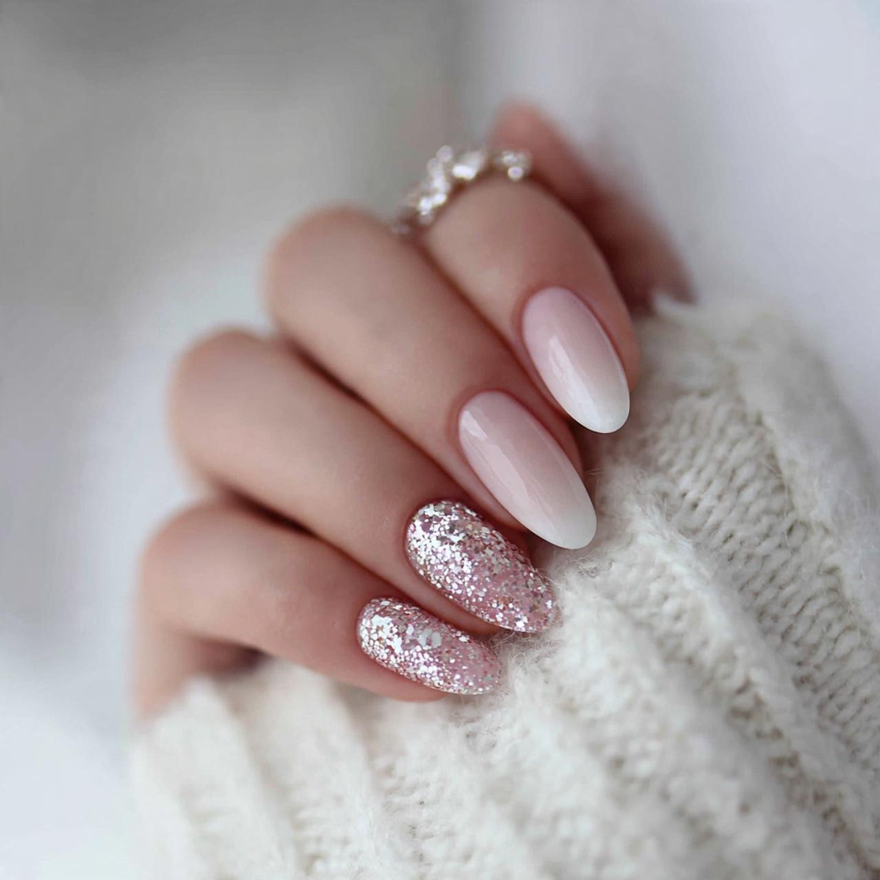 Milky White Nails: 15 Elegant Ideas You Need to Try Now 7 Milky White Nails for Wedding