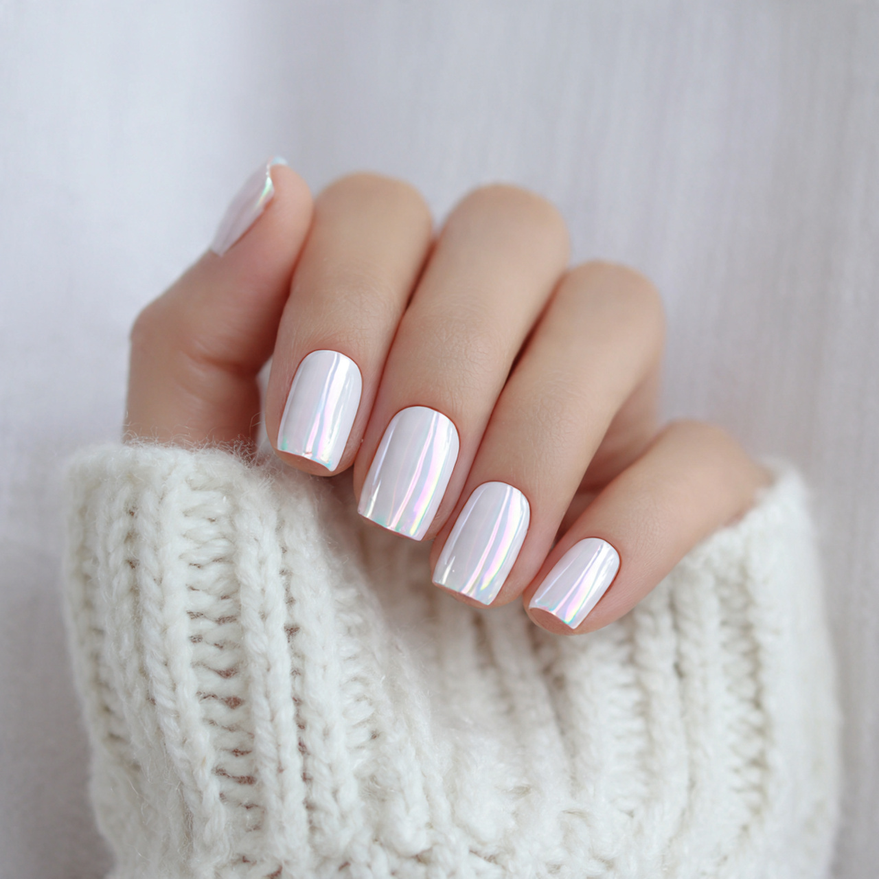 White Chrome Nails: 17 Stunning Styles to Try This Year 10 Minimalist White Chrome Nails