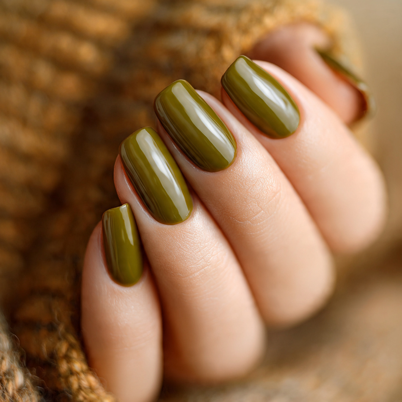 Olive Green Nail Care Tips