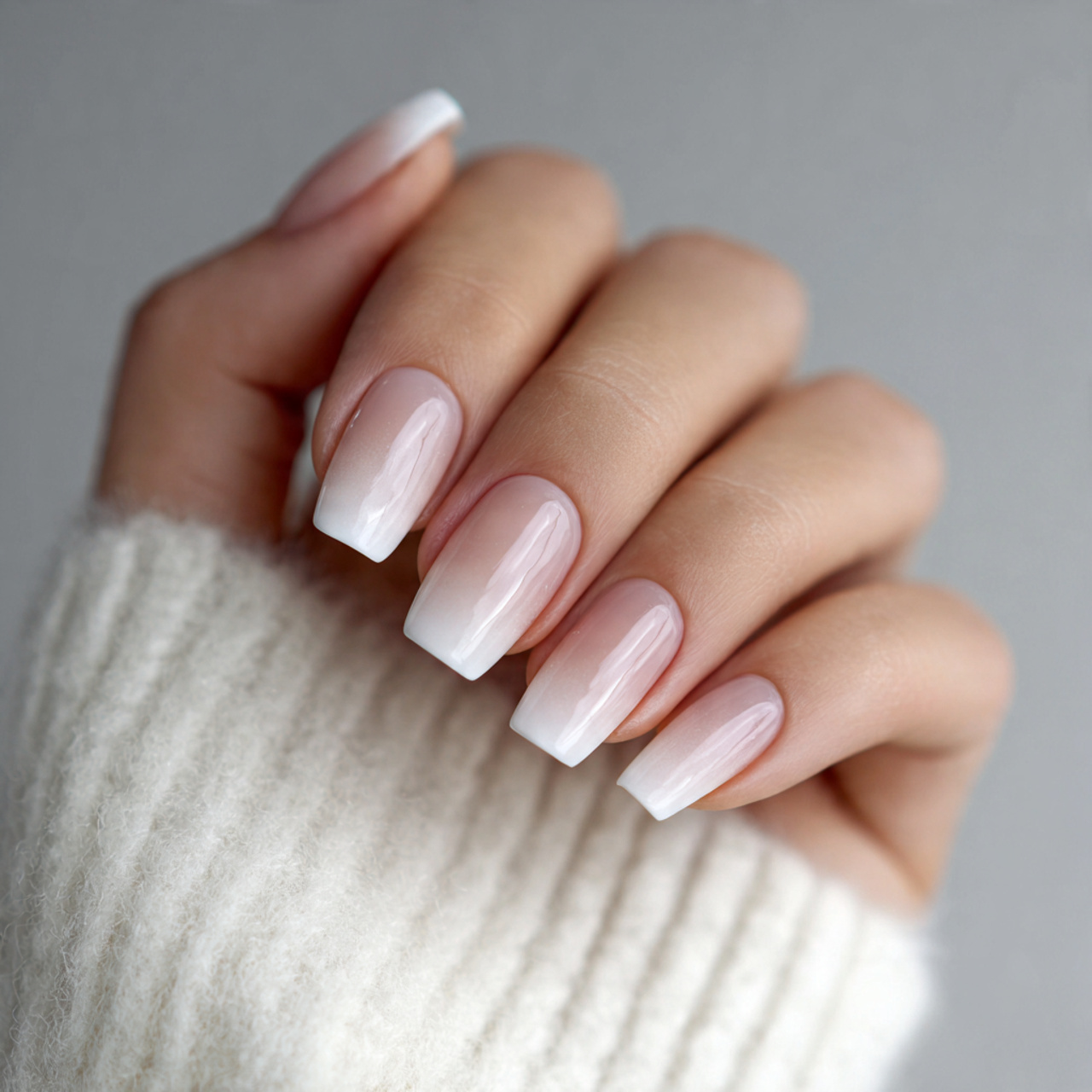 White French Tip Nails: 15 Chic Styles You Need Now 3 Ombre White French Tip Nails