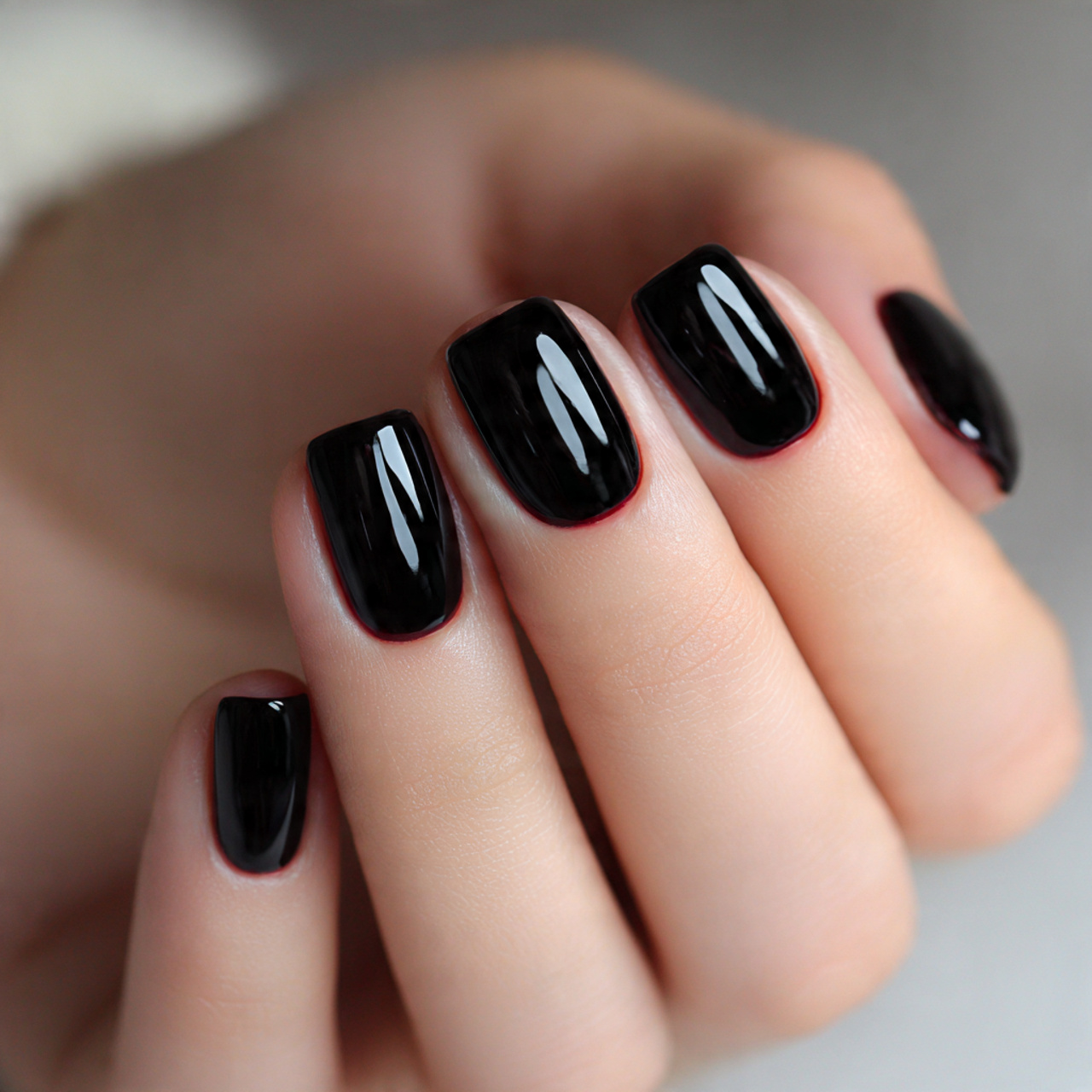 Short Black Nails Ideas