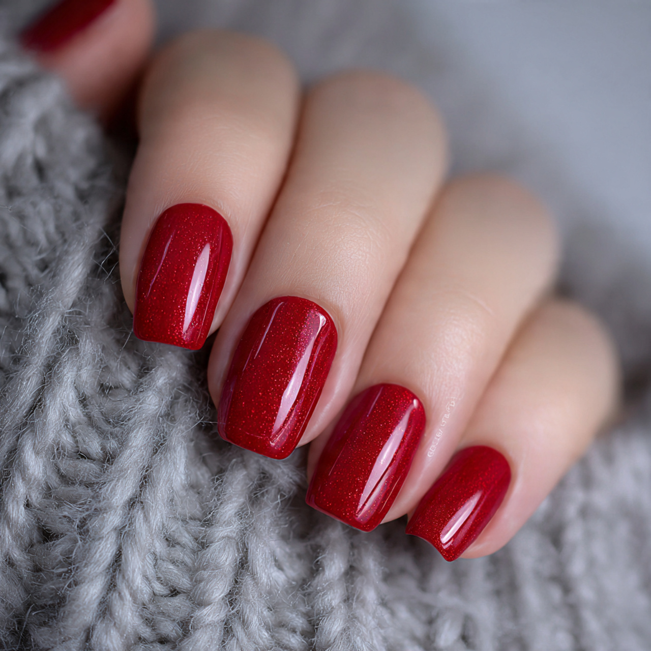 Red Prom Nails: 15 Stunning Ideas for a Glam Night Look 8 Short Red Prom Nails