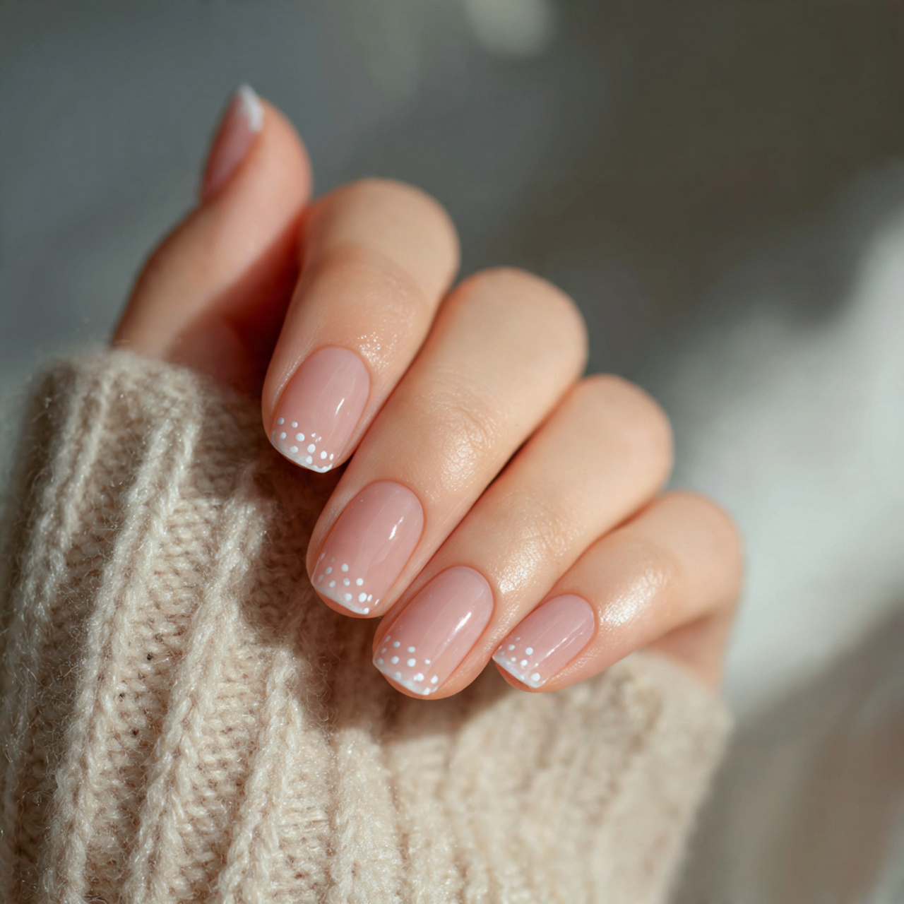 Simple Pink And White Nails Ideas