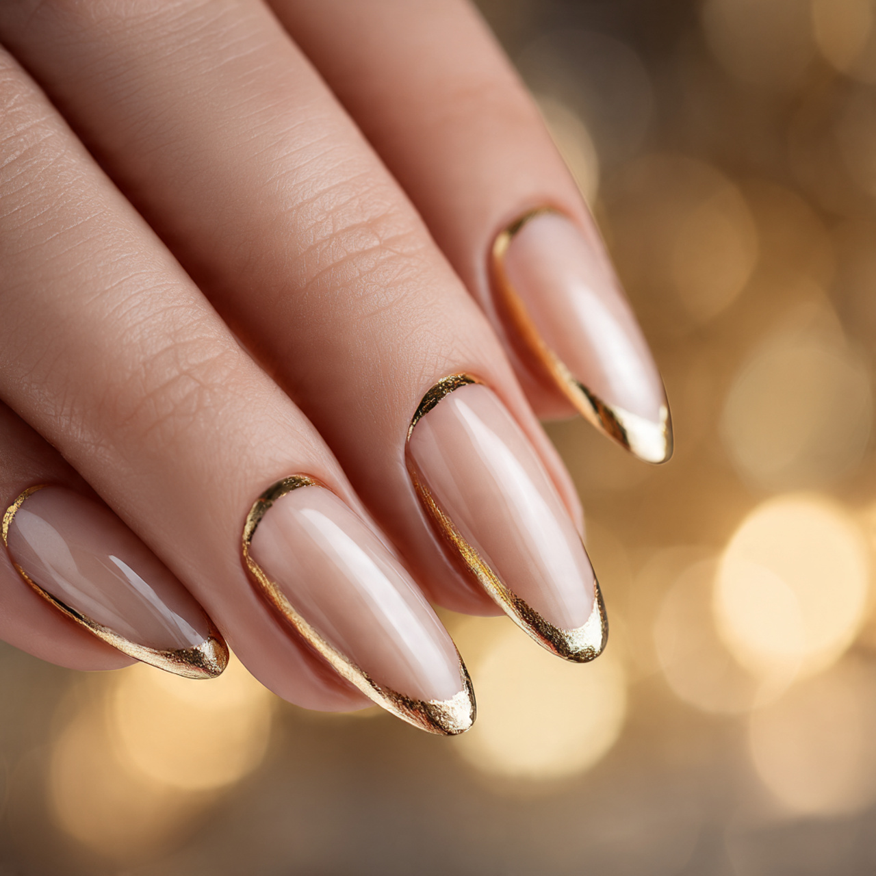 Wedding Almond Nails Designs