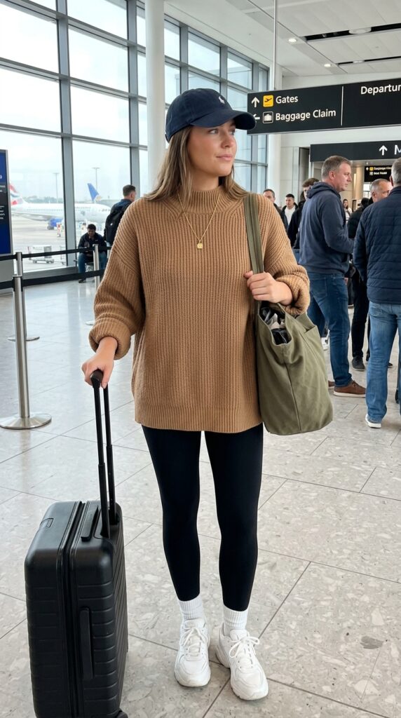 17 Casual Outfit Ideas That Make You Look Stylish Instantly 3 Oversized sweater leggings