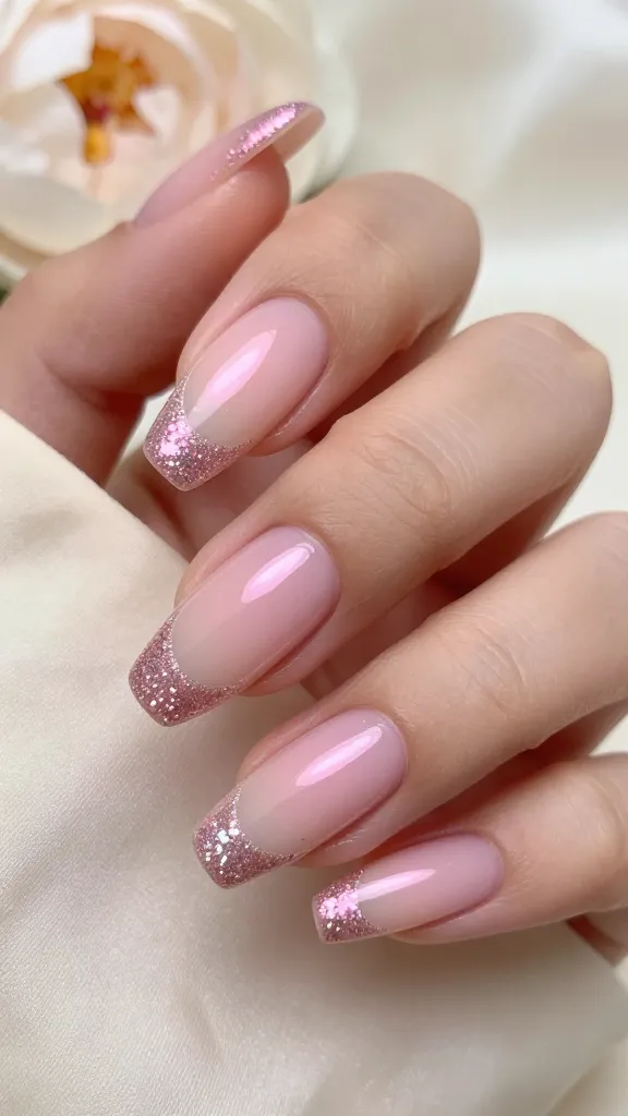 14 Pink Glitter Nails Ideas That Sparkle Like Crazy 12 image 12