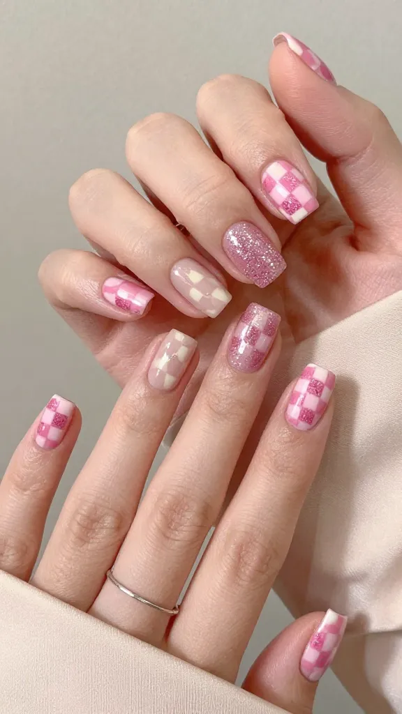 14 Pink Glitter Nails Ideas That Sparkle Like Crazy 14 image 14
