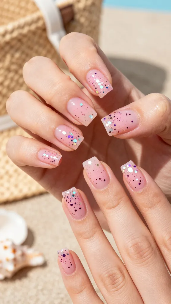 14 Pink Glitter Nails Ideas That Sparkle Like Crazy 7 image 7