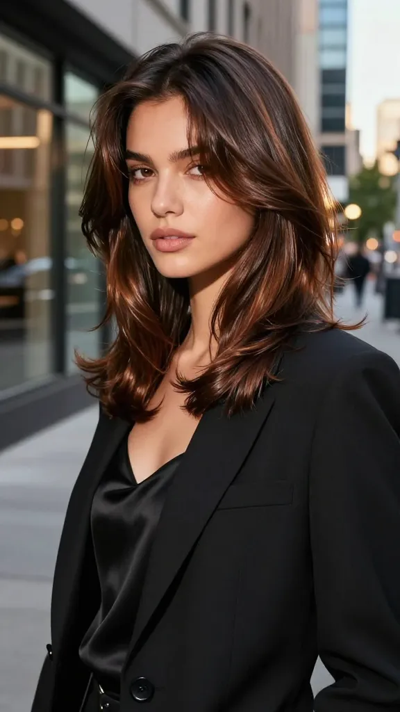 Stunning 18 Face Framing Layers Haircut for a Young Woman 4 Item 3