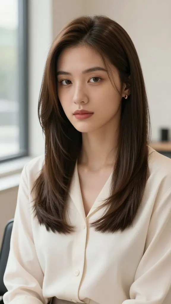 Stunning 18 Face Framing Layers Haircut for a Young Woman 11 Item 10