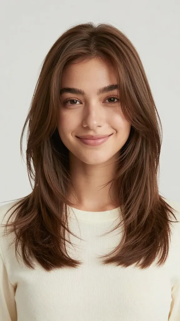 Stunning 18 Face Framing Layers Haircut for a Young Woman 18 Item 17