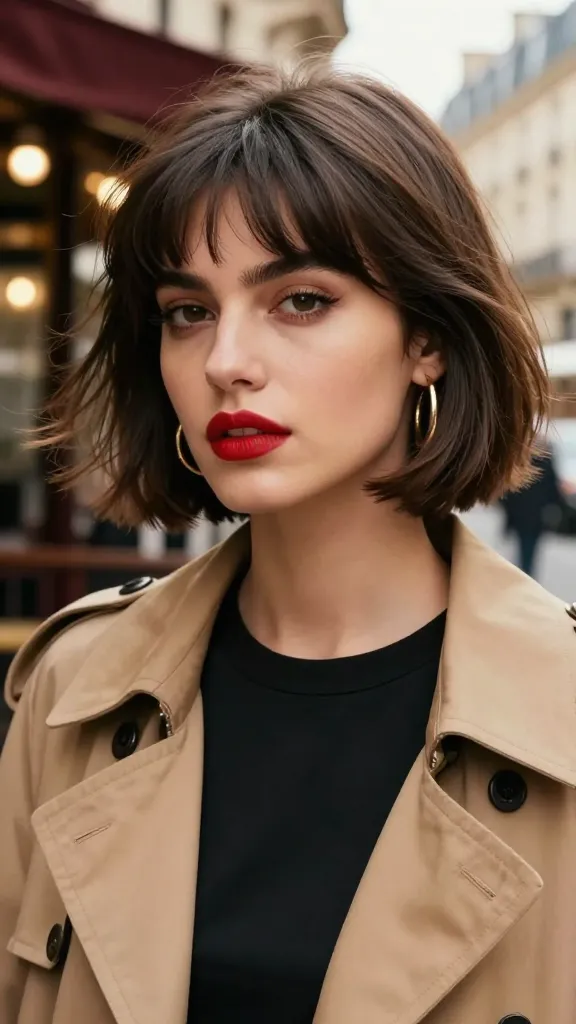 Chic Cuts: 20 French Bob for a Young Woman 3 Item 2