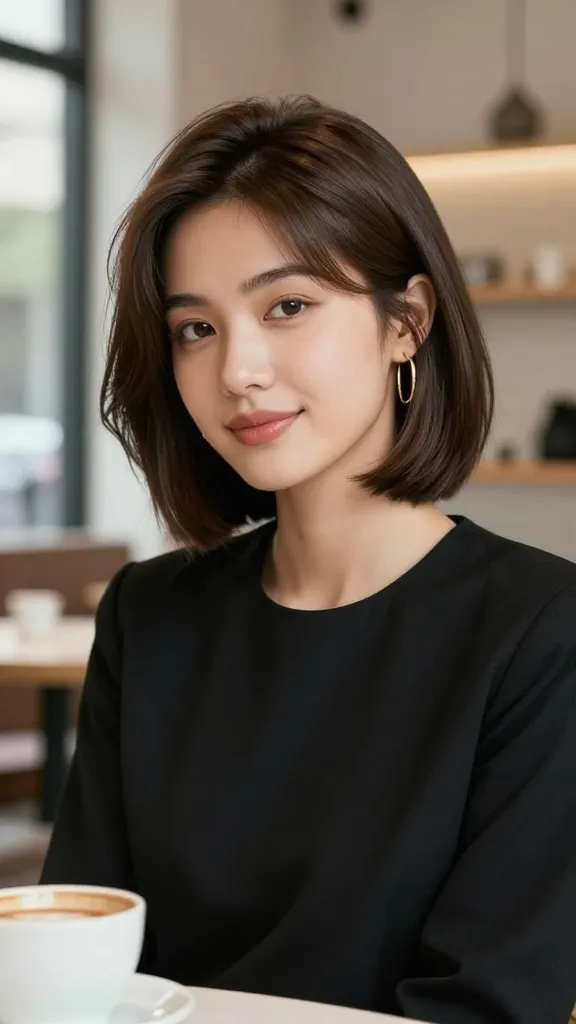 Chic Cuts: 20 French Bob for a Young Woman 9 Item 8
