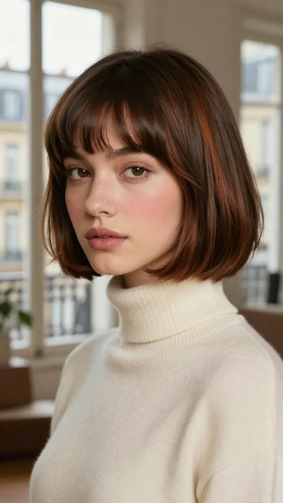 Chic Cuts: 20 French Bob for a Young Woman 10 Item 9