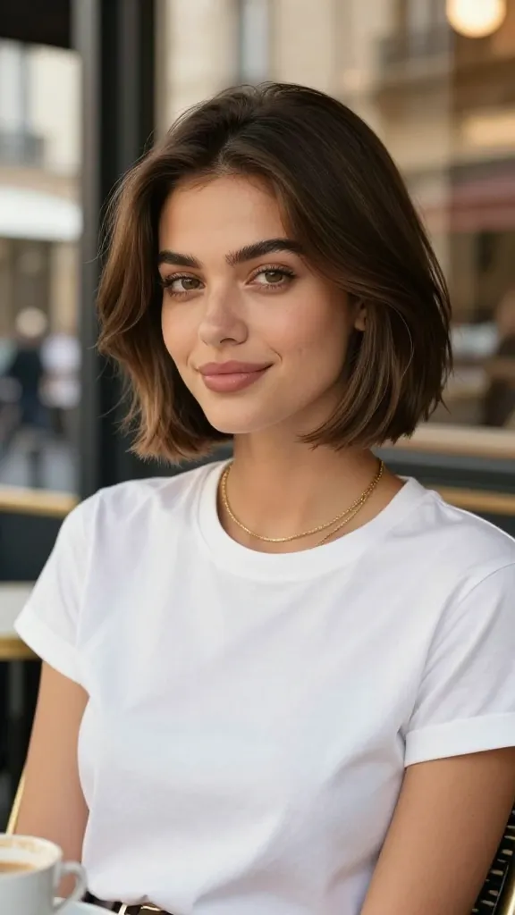 Chic Cuts: 20 French Bob for a Young Woman 14 Item 13