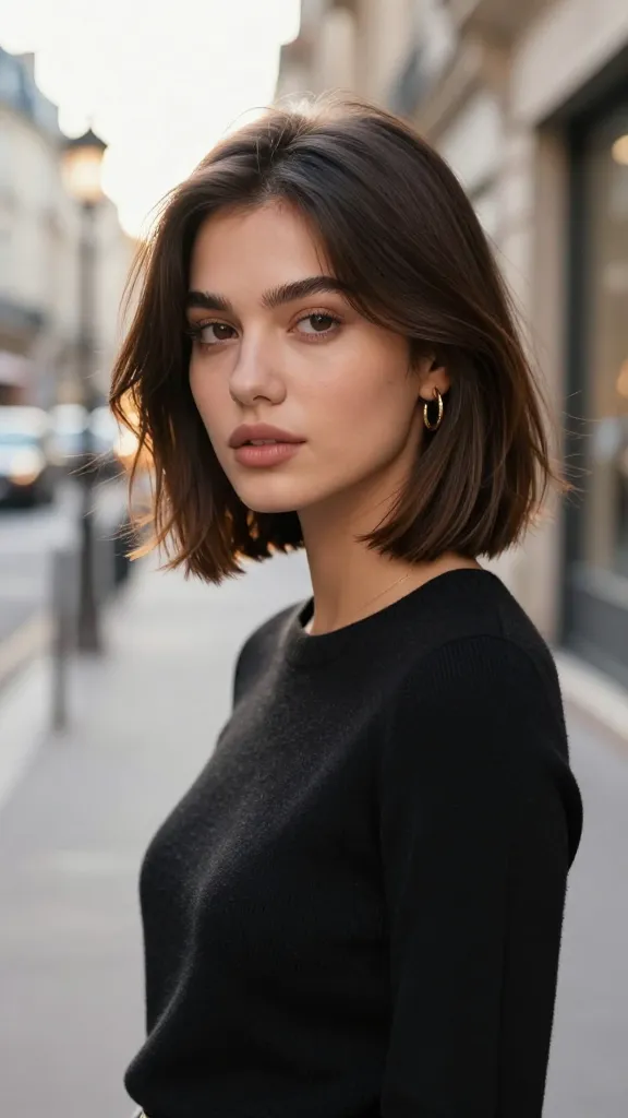 Chic Cuts: 20 French Bob for a Young Woman 15 Item 14