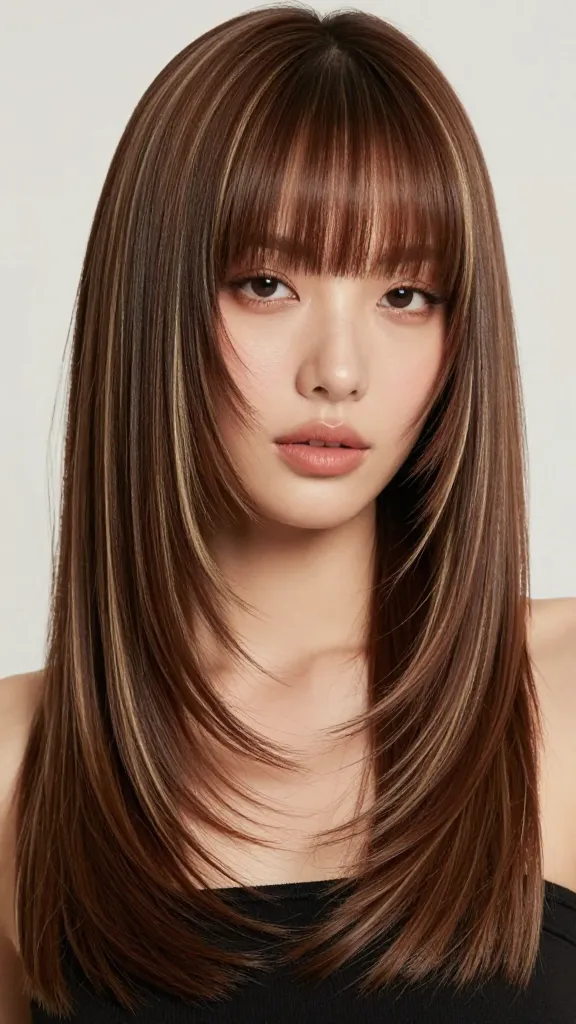 Stunning 18 Face Framing Layers Haircut for a Young Woman 6 Item 5