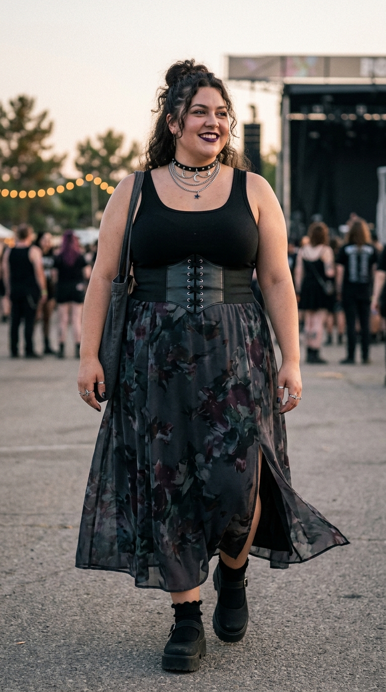 16 Concert Outfit Ideas Plus Size That Actually Slay 17 Plus size alternative concert