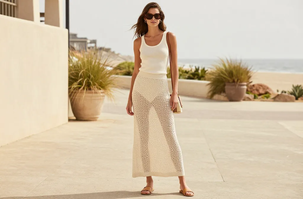 Long Skirt Outfits for Summer