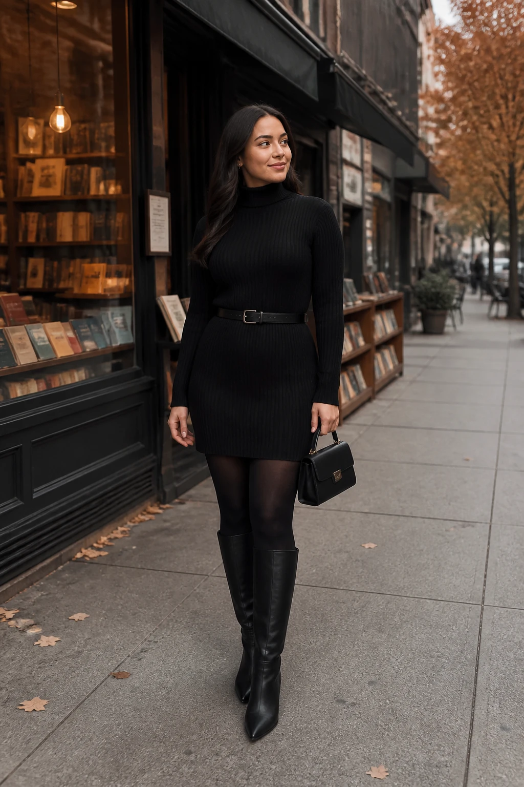 Steal These 18 All Black Outfits for Young Women Now 8 Item 7