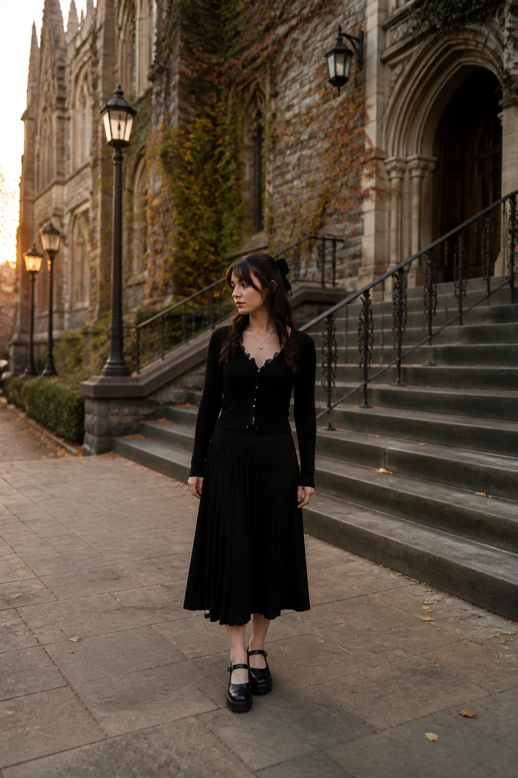 Steal These 18 All Black Outfits for Young Women Now 12 Item 11