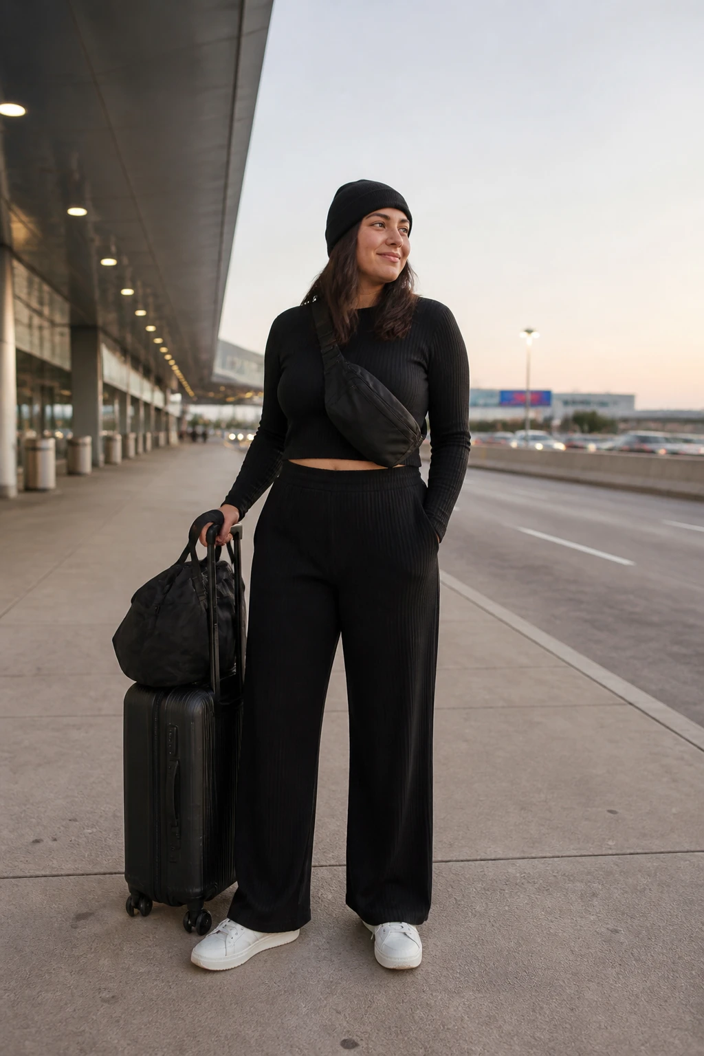 Steal These 18 All Black Outfits for Young Women Now 15 Item 14