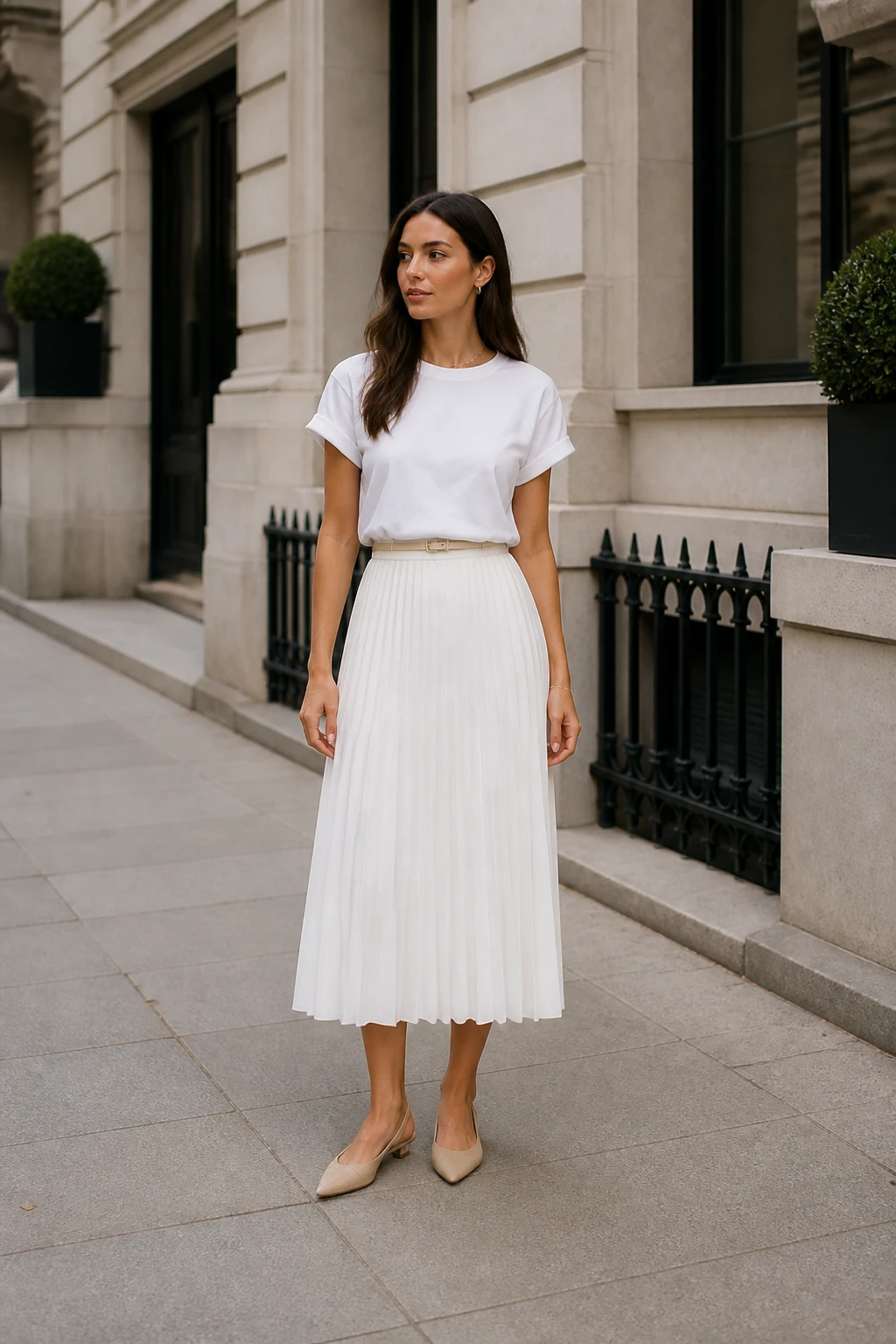 15 White Skirt Outfits Ideas That Are Fresh, Chic & Trendy 10 Item 9
